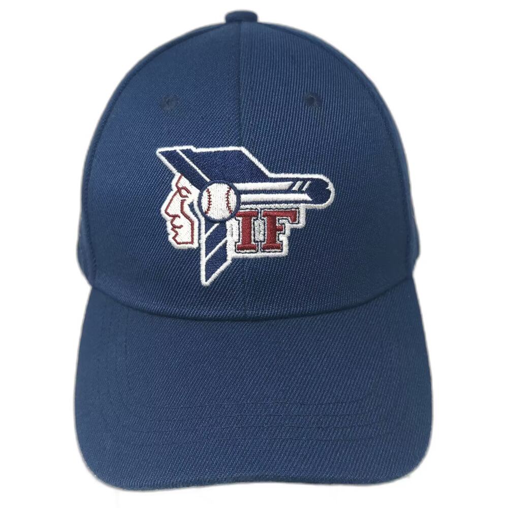 BWM Global Baseball Cap Blue Strapback Hat OS Idaho Heart Institute Patch